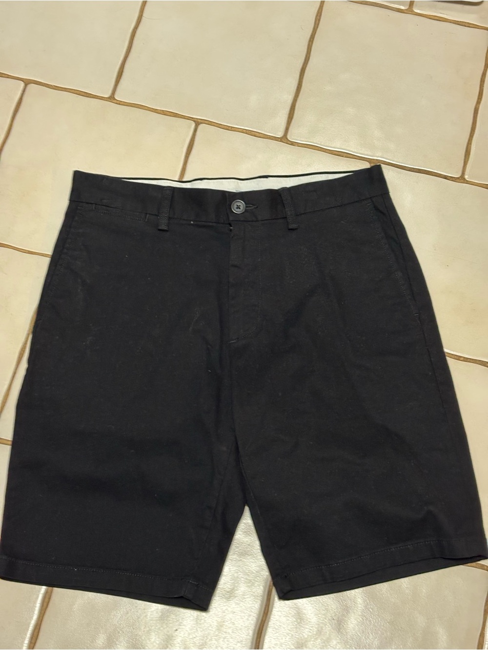 Old Navy Black Flat-Front Men's Shorts